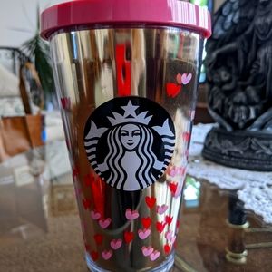 Tiny Hearts Starbucks Tumbler